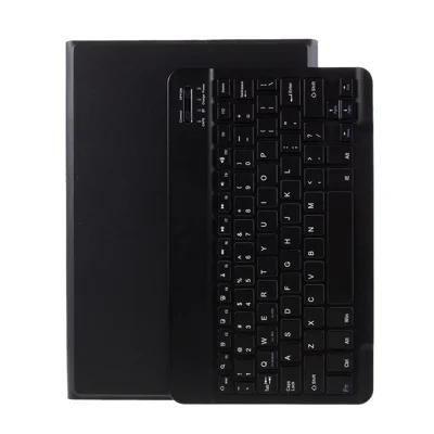 Bluetooth-compatible Keyboard Leather Stand Case Cover for Huawei MatePad 10.8 (2020)/MediaPad M6 10.8-inch - Black