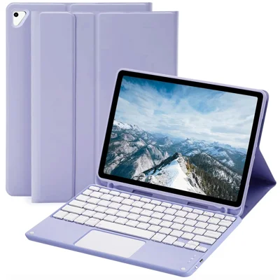 Tastiera Bluetooth Per IPad Pro 12.9" - Magnetica, Retroilluminata, Con Touchpad, 7 Colori - Foto 7