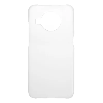 Rubberized Hard PC Cell Phone Case for Nokia X10 / X20 - Transparent