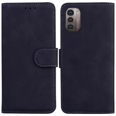 Flip Mobile Phone Bag Case for Nokia G11/G21 PU Leather Protective Phone Cover with Stand Wallet - Black