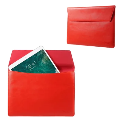 Elegant Series Universal Leather Tablet Sleeve Bag for iPad Pro 10.5-inch (2017), Size: 28x19cm - Red