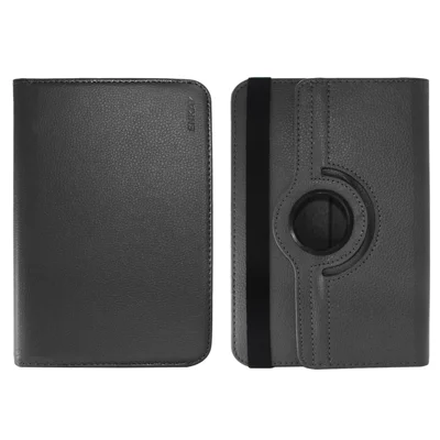 ENKAY HAT PRINCE Litchi Skin 360 Degree Rotary PU Leather Protection Case for 8 inch Tablet - Black