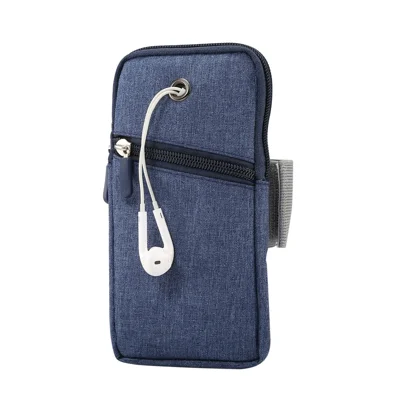 Universal Smartphones Cycling Running Fitness Armband Bag, Size: 18 x 9.5cm - Blue