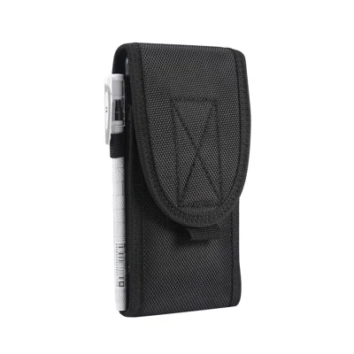 Universal Men Waist Phone Bag Case Cover for 5.5/6.3/6.5/6.7/7.2 inch Phones - Black
