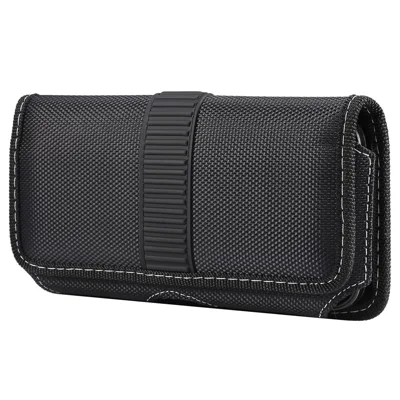 Universele telefoonhoes voor 6,7 - 6,9 inch telefoons, Oxfordstof heupholster tas riemclip beschermhoes