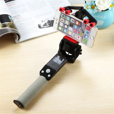 Portable Bluetooth-compatible Control Electric 360 Degree Rotation Extendable Phone Selfie Stick - Black