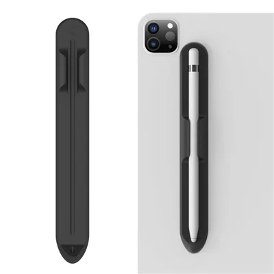 Estojo para Lápis Magnético de Silicone Líquido Love Mei para Apple Pencil 1ª / 2ª Geração - Preto