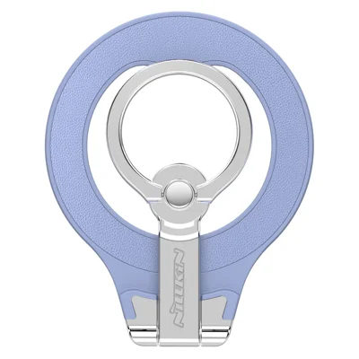NILLKIN SnapGrip Stick-On Adhesive Type Magnetic Wireless Charging Ring Holder - Purple