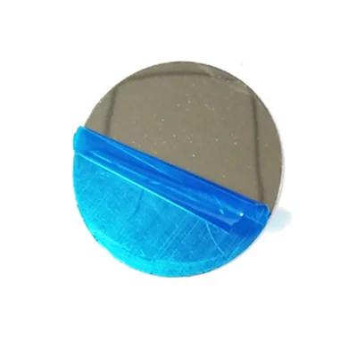Plaque métallique ronde de 35 mm à utiliser avec un support de téléphone de voiture magnétique, feuille de métal en acier inoxydable avec un autocollant adhésif puissant