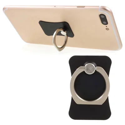 CMZWT Metal Ring Grip Holder 360-Degree Rotation for Cellphone Tablet - Black