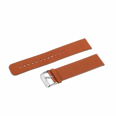 Bracelet de montre en cuir durable de 22 mm pour Samsung Gear S3 Classic / S3 Frontier - Brun