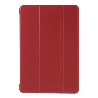 Tri-fold Smart Leather Tablet Case Cover for iPad mini 4 - Red