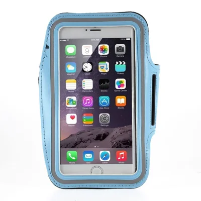 Sportarmbandhoes voor iPhone 6 Plus / 6s Plus, maat: 160 x 85 mm - Babyblauw