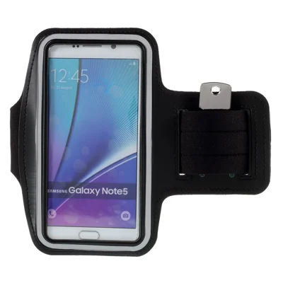 Gym Running Sports Armband for Samsung Galaxy S7 edge/ S6 edge+ / Note 5 - Black