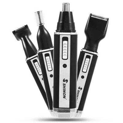 4 in 1 Rechargeable Stainless Steel Blade Ear Nose Beard Hair Personal Trimmer - Spina UE