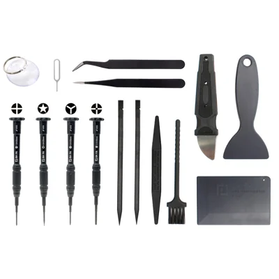 Set di strumenti di riparazione JF-8135 15 in 1 Kit di attrezzi per apertura per iPhone
