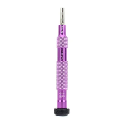 JIAFA JF-617 Alça Metálica Antiderrapante para Chave de Fenda Phillips 2.5 - Roxo