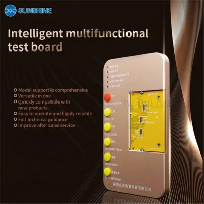 SUNSHINE Tableau de test multifonctionnel intelligent Instrument de réparation de téléphone pour iPhone X/XS/XR - Or rose 