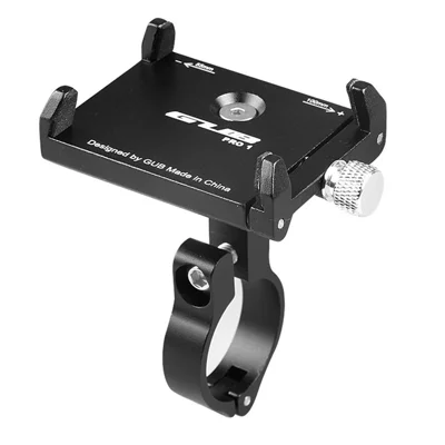 AT759 GUB PRO1 Aluminum Alloy Bicycle Handlebar Holder Phone Holder Mount, Clamp Size: 50-100mm - Black