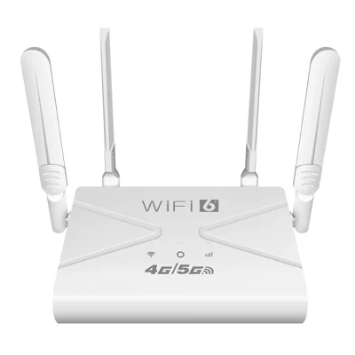 CPE907-E Eurasian Edition 4G LTE WiFi Router 150Mbps Download Speed 4 Antennas SIM Card Router - White / US Plug