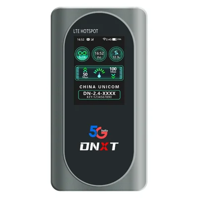 M2D-E Portable 5G Router 2.4G / 5.8G Dual Band 600Mbps WiFi 6 MiFi with Color Screen, Eurasia Version