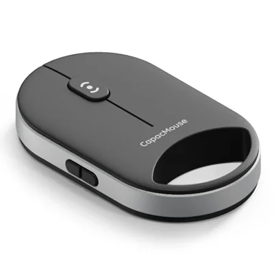 CAPACMOUSE CAP5 Silent Mouse 4 Adjustable DPI Bluetooth-compatible 5.2/2.4G/USB-C 3 Modes Mini Mouse for PC Laptop Notebook - Black