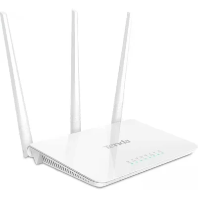 TENDA F3 Wireless Router 300M WiFi 3x5dBi Antennas Fiber Broadband for Home, EU Plug