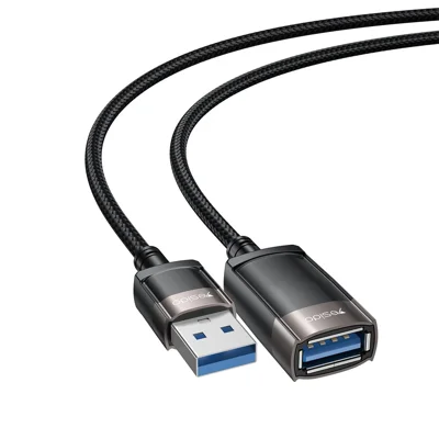 YESIDO GS26 1.5m USB 2.0 Extension Cable 480Mbps High Speed TPE Wire for Keyboard / Mouse / Printer