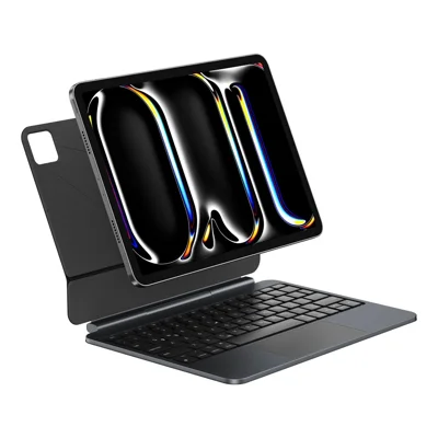 WIWU MK-004 For iPad Air 11 (2026) / (2025) / (2024) Bluetooth-Compatible Keyboard Magnetic Leather Tablet Protective Case