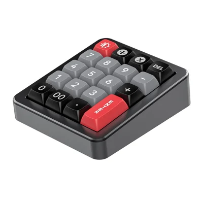 MKESPN K812 Gaming Mechanical Keyboard RGB Backlit Hot-Swappable Macro Programmable Keypad - Black