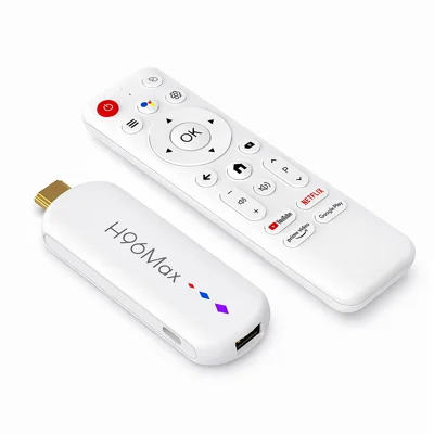 H96 MAX M20 L3 Lecteur multimédia TV 4K HDR avec assistant vocal Google, Android 14, 2 Go + 16 Go - Blanc
