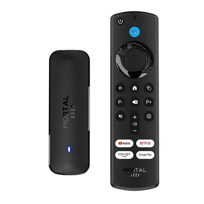 Q8 Android 14.0 Smart TV Stick Allwinner H313 Quad Core 4K Ultra HD WiFi 6 Bluetooth-compatible Media Player with Voice Remote, 2+8GB - 2GB+8GB