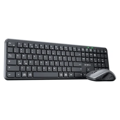 REMAX BT-07 Ensemble clavier sans fil double mode 2,4 G / Bluetooth-compatible avec souris 1600 DPI