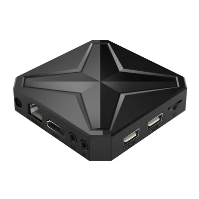 Q1 MINI+ 2G+16G TV Box RK3518 8K  /  4K WiFi 6 Dual Band Android 14 Bluetooth-compatible 5.4 Google Play Streaming Media Player - Black  /  EU Plug