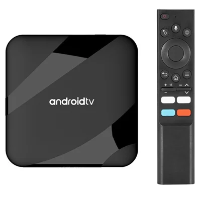 TV98 ATV W2 2+16GB Android 14.0 8K Smart TV Box Amlogic S905W2 Dual Band WiFi Bluetooth-compatible 5.1 Voice Remote for Streaming Media - US Plug