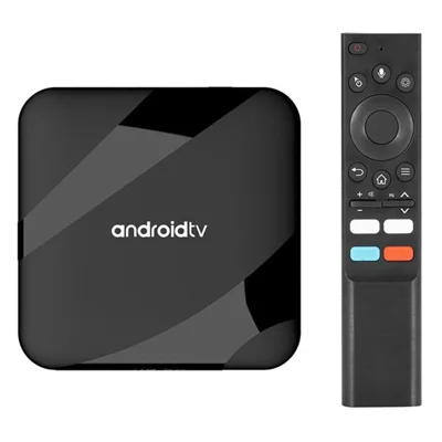 TV98 ATV W2 4+32GB Android 14.0 8K Smart TV Box Amlogic S905W2 Dual Band WiFi Bluetooth-compatible 5.1 Voice Remote for Streaming Media - US Plug