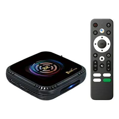 TV98 H728 Android 14 TV Box 8K Ultra HD Video Decoding WiFi 6 Dual Band Smart Media Player for Home Theater, 4+32GB - US Plug