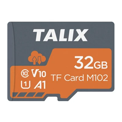 Tarjeta TF TALIX M102-32G 32 GB U3 V30 A1 de Almacenamiento de Memoria para Vídeo 4K UHD para Cámara de Teléfono Inteligente