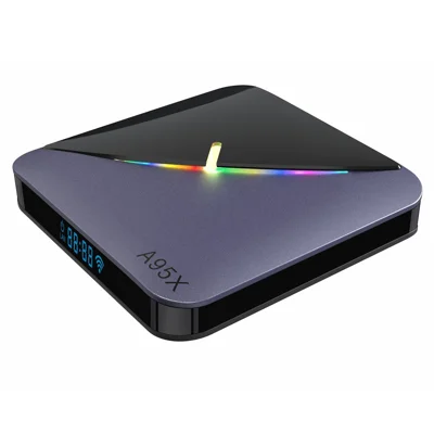 A95X F3 Air II 2+16GB Android TV Box RGB-Licht AV1-Decodierung 8K-Videoplayer Dual-Band-WLAN Bluetooth-kompatibel 5.0 HD 2.1 - US-Stecker