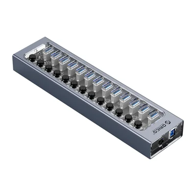 ORICO AT2U3-13AB Aluminum Alloy + PC USB3.0 Multi-port HUB with Individual Switches