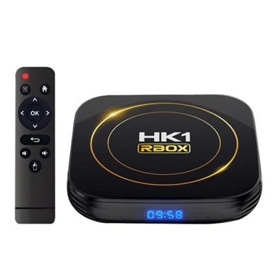 HK1 RBOX-H8S 4K Ultra HD Mini Smart TV Box 4GB+64GB Dual-band WiFi Android 12.0 TV Box - AU Plug