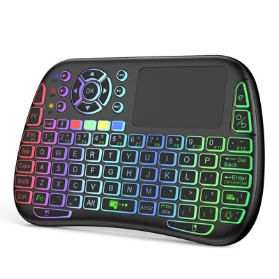 Combo souris clavier RC M9 avec fonction d'apprentissage IR Mini clavier sans fil Support pavé tactile Voix