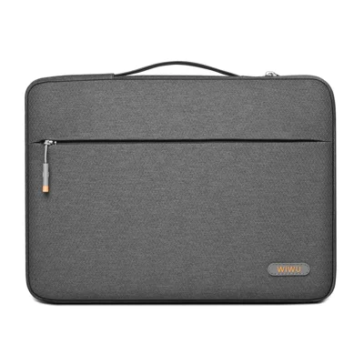 WIWU Notebook Handbag Sleeve Pouch Oxford Cloth 14-inch Laptop Carrying Bag - Dark Grey