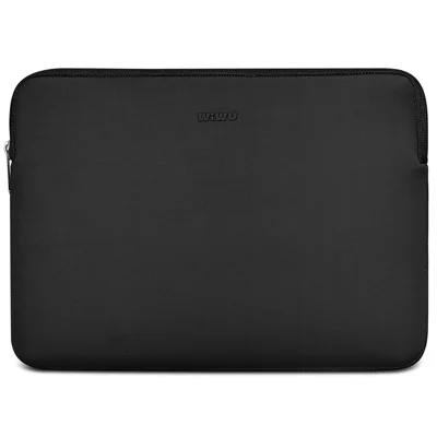 WIWU Zero Sleeve 16-inch Laptop Bag Soft Lining Portable Notebook Carrying Pouch - Black