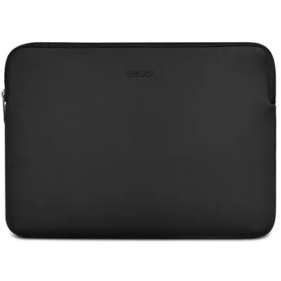 WIWU 13 inch Laptop Sleeve Ultra-Slim Nylon Lycra Notebook Computer Bag Case - Black