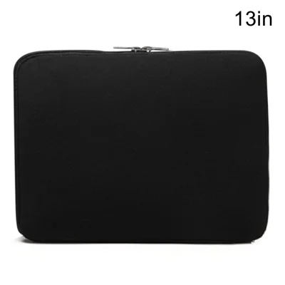 Custodia per laptop da 13 pollici A03 in neoprene, borsa per il trasporto di notebook e tablet - Nero