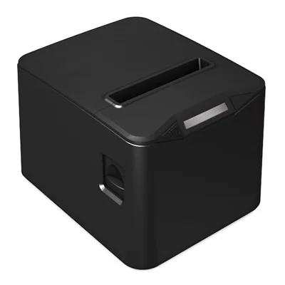 ZJ-8370 80mm Direct Thermal Receipt Printer USB LAN Bluetooth-compatible POS Printer with Auto Cutter - Black / US Plug