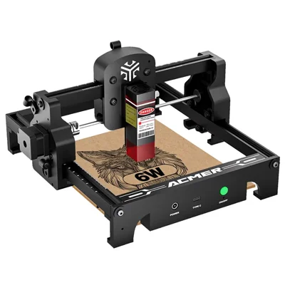 ACMER S1 6W Mini Laser Engraving Machine Portable Engraver for Wood Plastic Paper Leather - US Plug