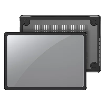 DUX DUCIS For MacBook Pro 16 inch (2026) A3429 A3428 / (2025) A3186 A3403 / (2024) A2991 / (2023) A2780 / (2021) A2485 Laptop Case  LCGM Series Anti-Scratch TPU+PC Notebook Cover - Black