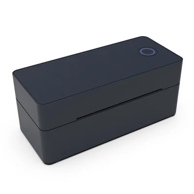 ZJ-9260 110mm Paperless Label Printer Bluetooth-Compatible 160mm / s 203DPI Direct Thermal Printer with USB Port and Stand - US Plug  /  Black